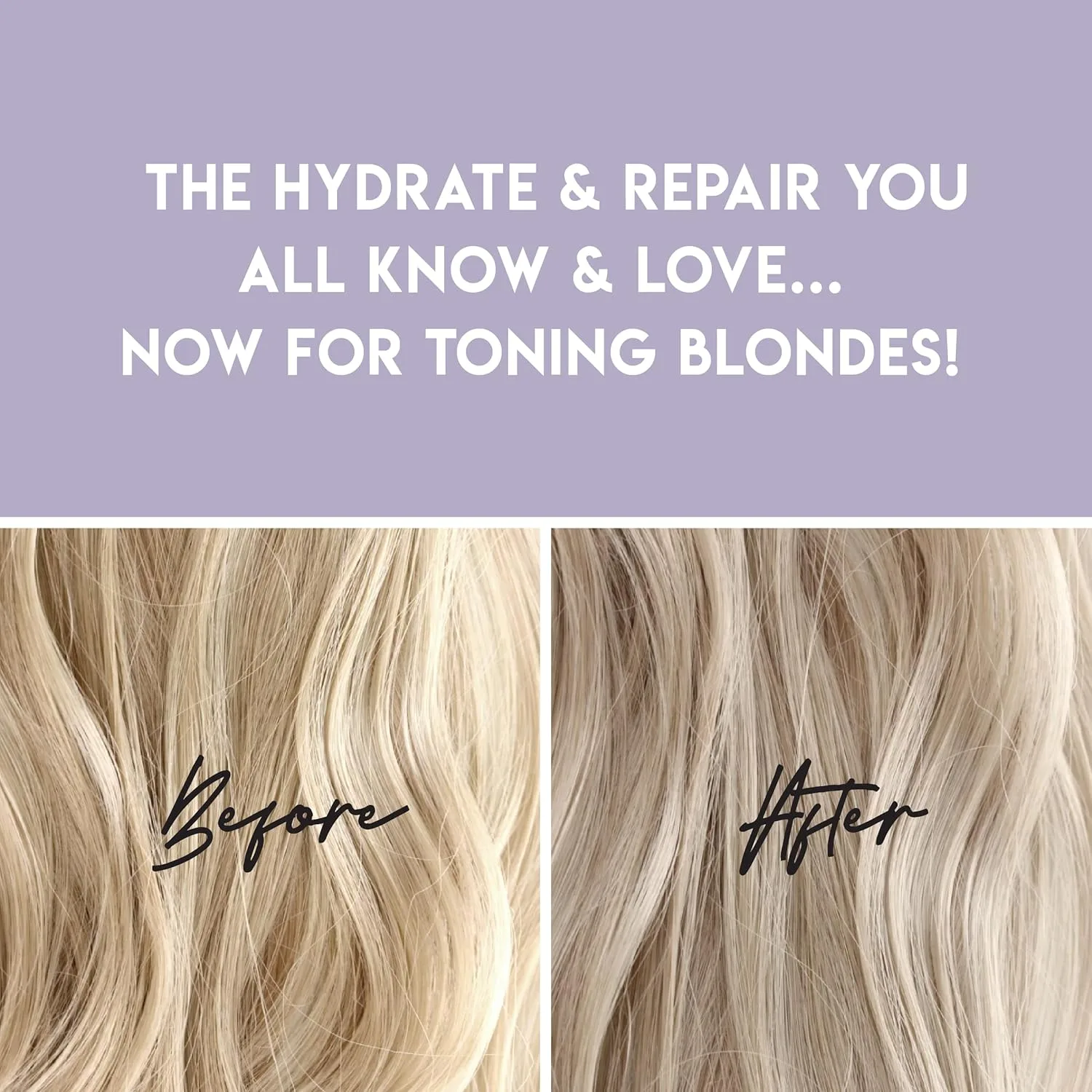 Увлажняющая и восстанавливающая маска для волос ALURAM Purple Hydrate & Repair Hair Treatment, интенсивное увлажнение, интенсивное питание для седых и окрашенных волос, 323 мл., Silver — фото 3