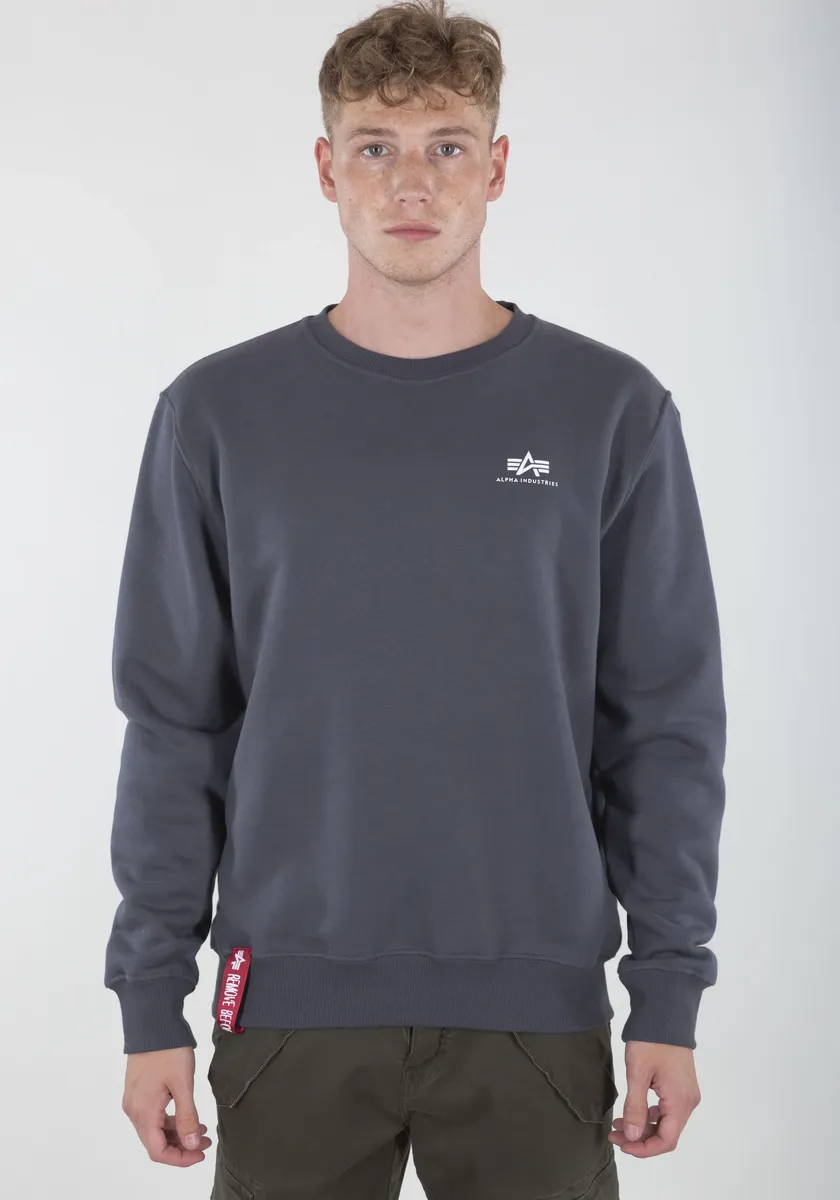 

Толстовка Alpha Industries "Basic Sweater small Logo", черный