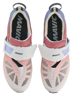 Кроссовки для триатлона Mavic Cosmic SLR Tri Tri, синие/белые/красные — фото 2