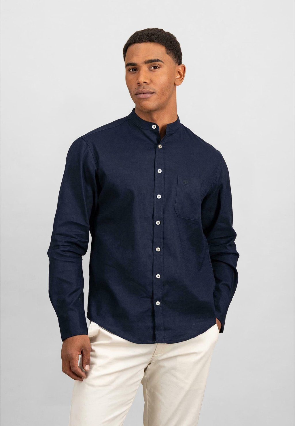 

Рубашка SOLID STAND-UP Fynch-Hatton, темно-синий
