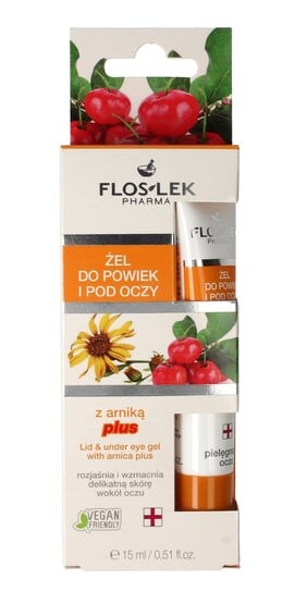 

Флослек, Eye Care, гель с арникой Плюс для век и под глазами, 15 мл, FLOS-LEK
