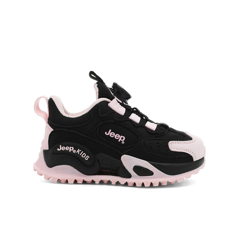 Jeep Кроссовки для бега Running Collection Cushioning, износостойкие, низкие Starburst Black/Pink, детские — фото 4