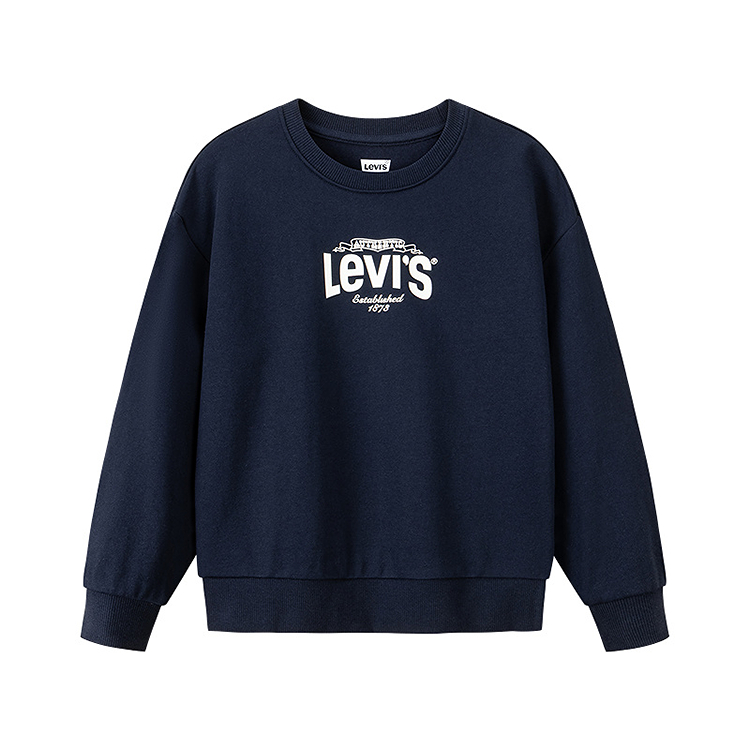 Levis Левис толстовка утепленная белый/красный/синий для подростков — фото 2