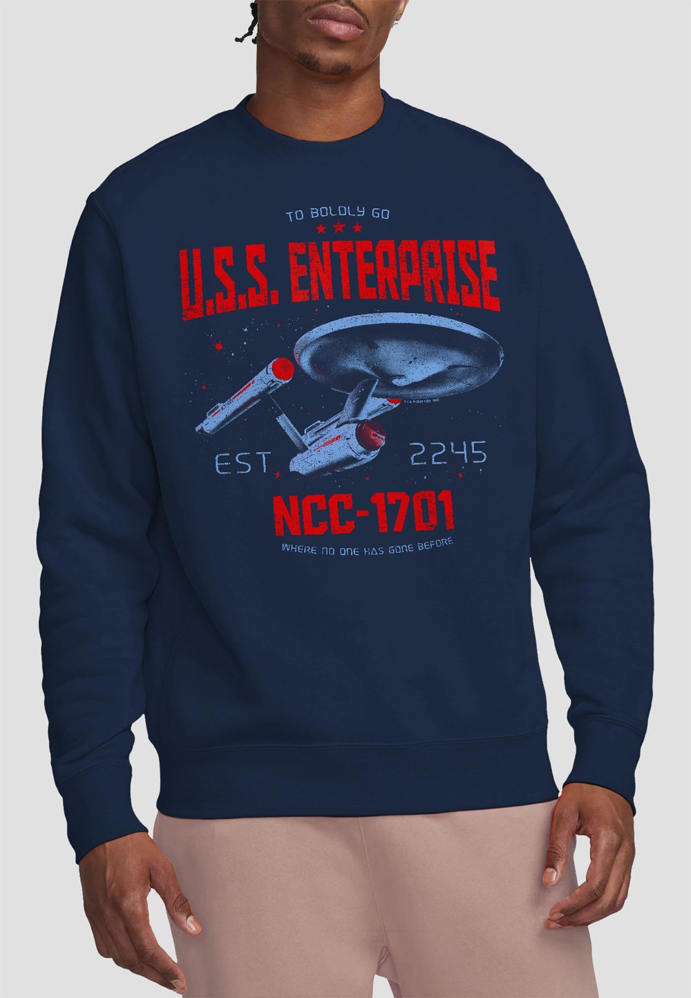 

Толстовка STAR TREK STARDATE Cotton Soul, темно-синий