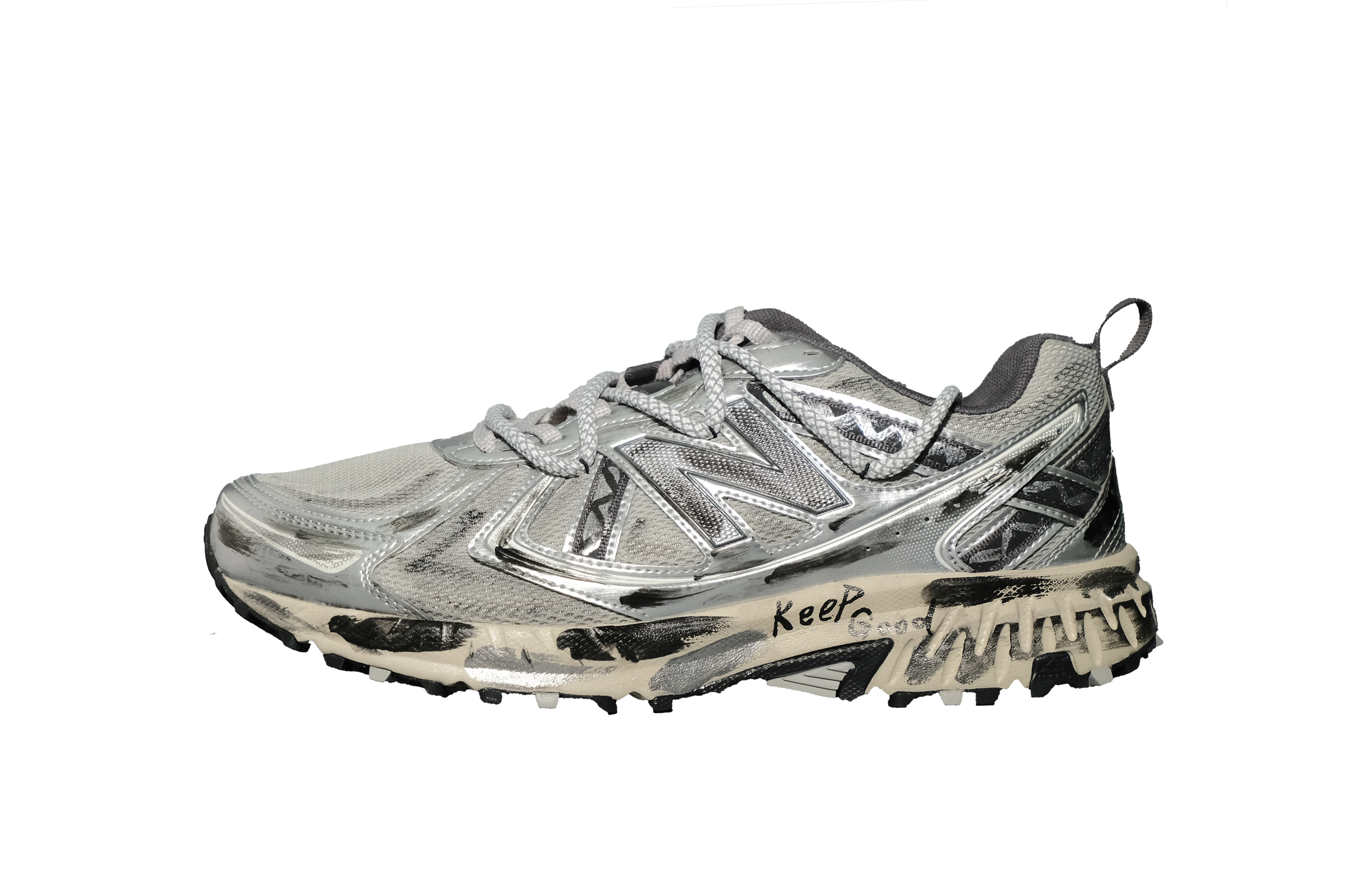 

New Balance Кроссовки для бега NB 410 V5 Abrasion Resistant Low top Unisex Silver