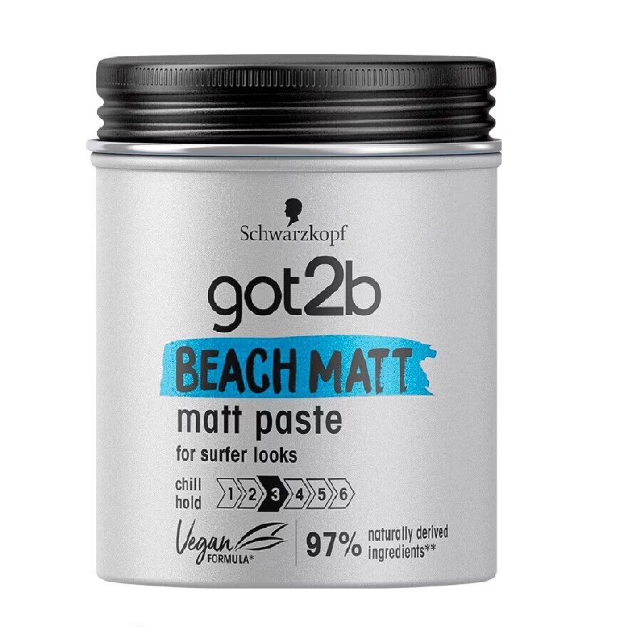 

Got2b Got2b Beach Matt Matt Paste 100 мл, Silver