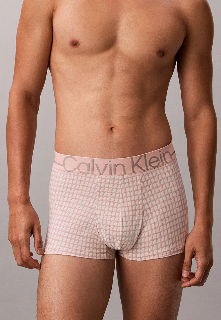Трусы, низкая посадка, микрофибра, Calvin Klein, белый