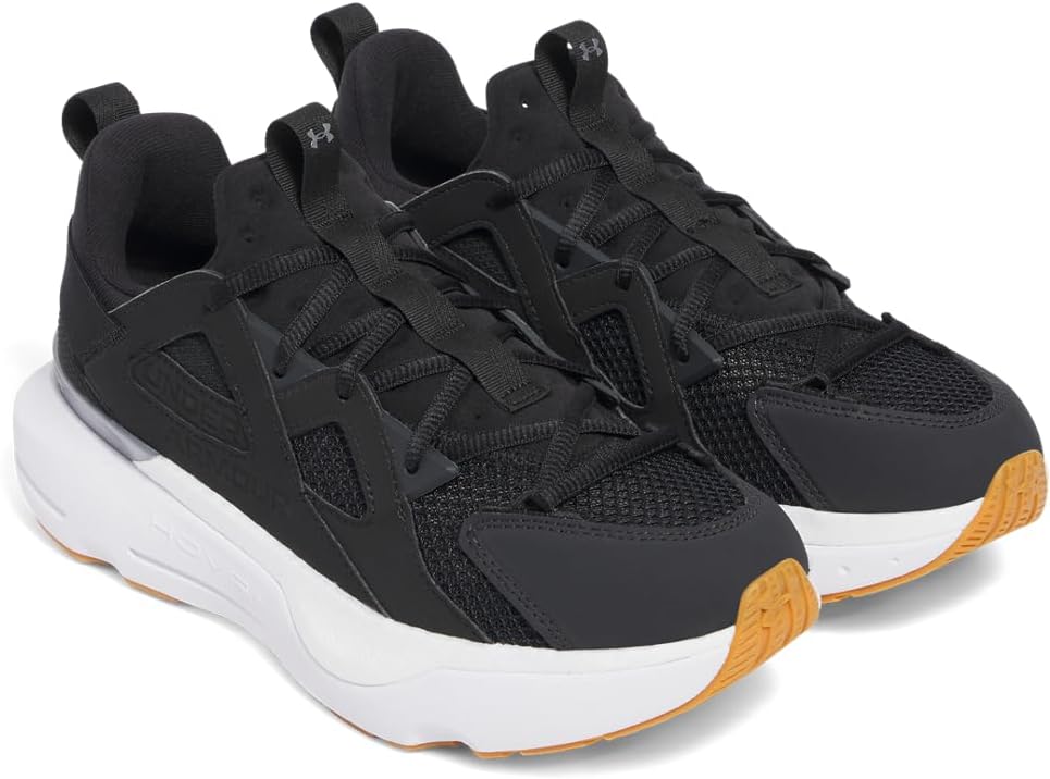 Under Armour Unisex Adult Infinite Mvmnt Shoes, (001) Black White Metallic Silver — фото 2
