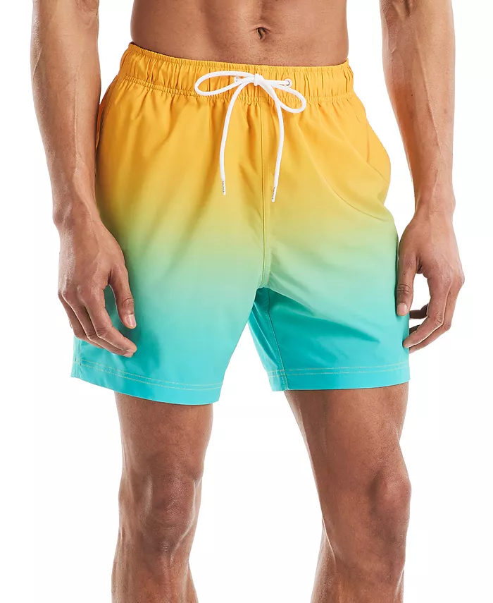 

Beach Boys x Мужские быстросохнущие плавки с градиентом Nautica, коричневый
