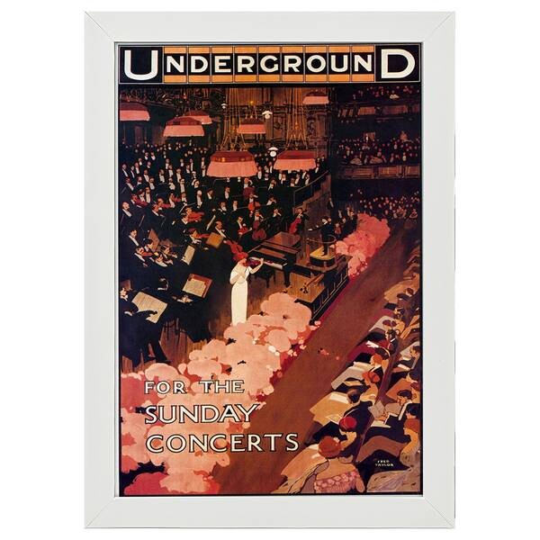 

Рамка для фотографий LegendArte Poster 1912 Concerts, белый
