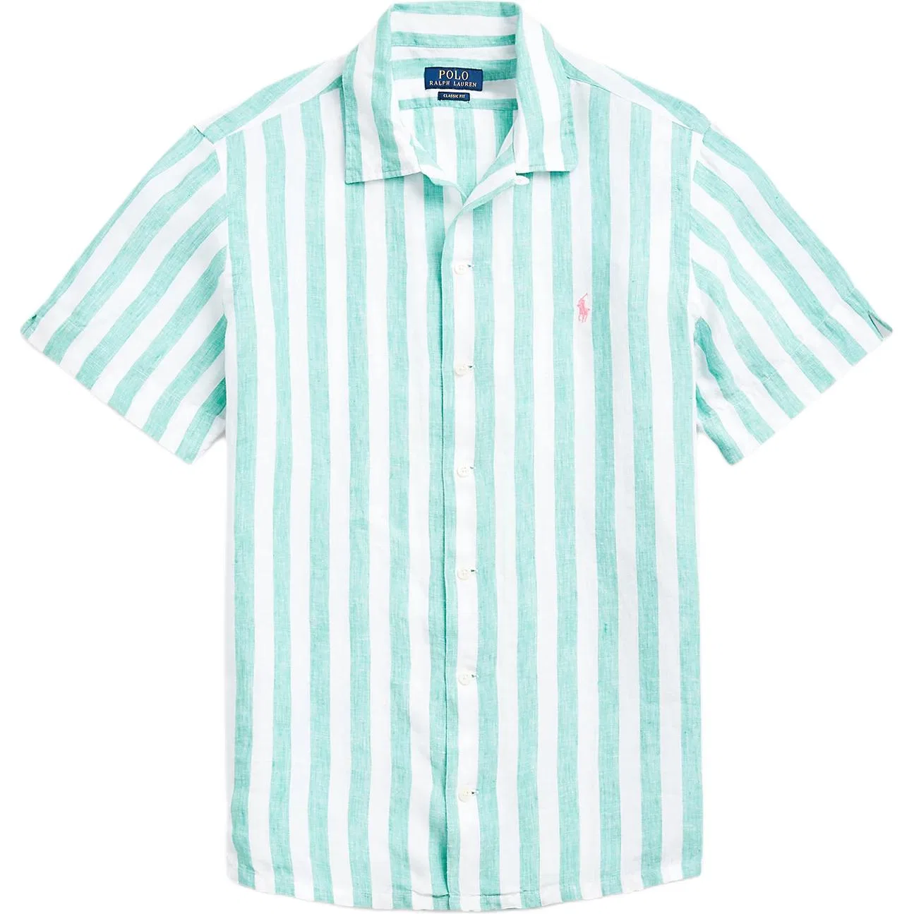 Рубашка мужская Green White Polo Ralph Lauren