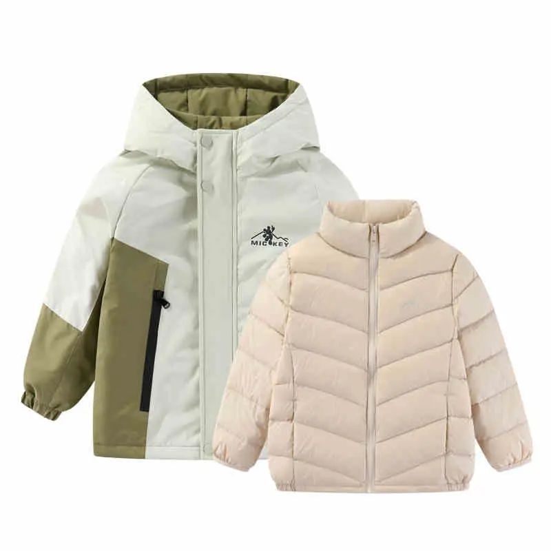 

Куртка пуховая серии Mickey, комплект из 2 предметов, для детей 3-7 лет Disney, зеленый