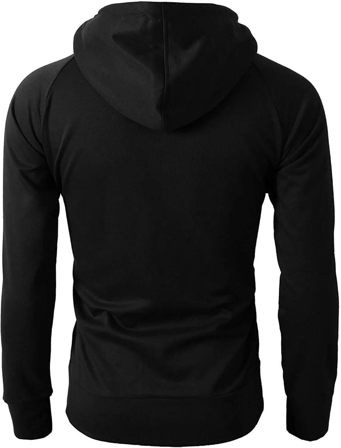 Мужская повседневная худи с жаккардом и молнией, slim fit, хлопок — фото 4