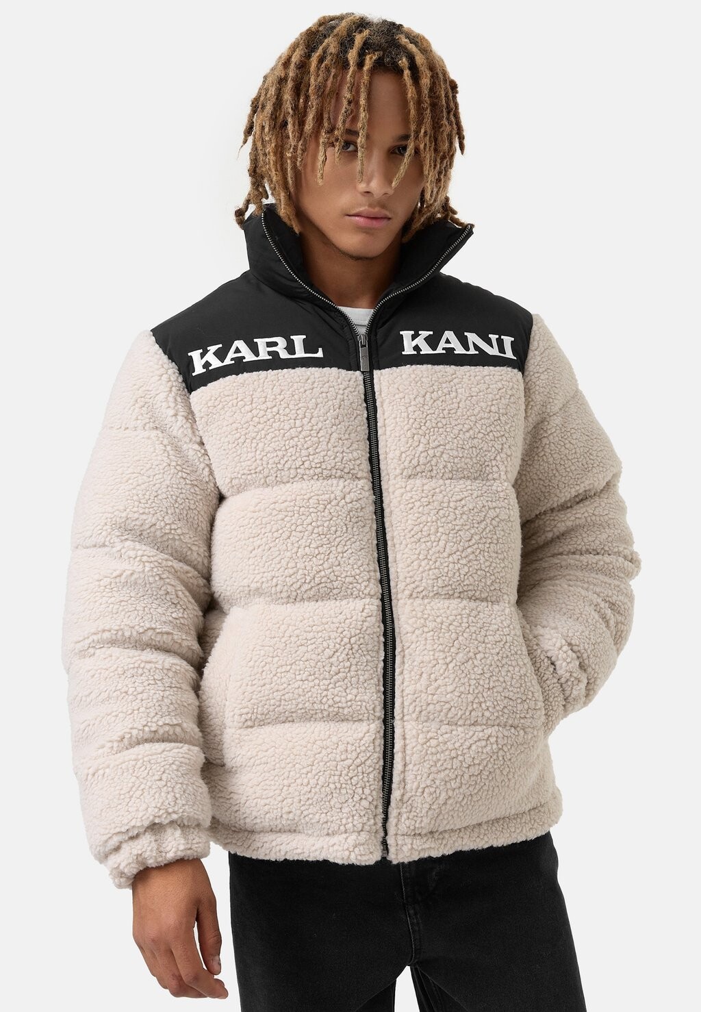 

Зимняя куртка RETRO PUFFER JACKET Karl Kani, светло-песочный, Бежевый, Зимняя куртка RETRO PUFFER JACKET Karl Kani, светло-песочный