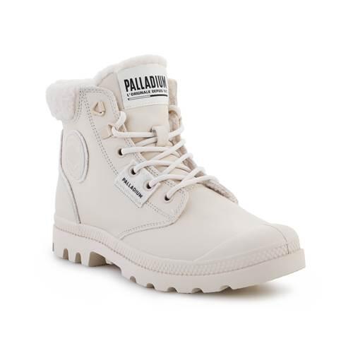 Женские ботинки PALLADIUM Pampa Hi Snow Warm, кожаные, теплые, 94380-175-M, бежевые