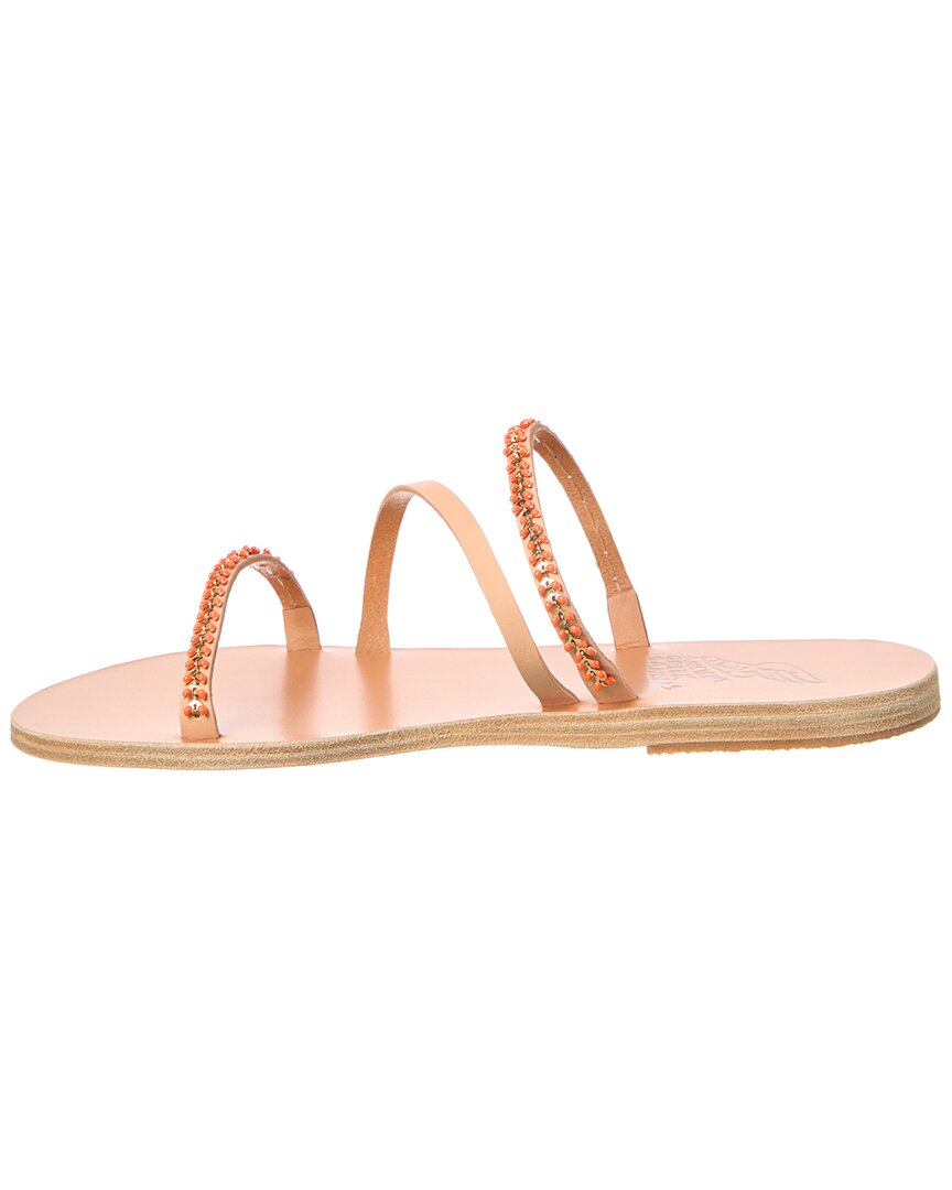 Древнегреческие сандалии Apli Polytimi Кожаные сандалии Ancient Greek Sandals, бежевый — фото 2