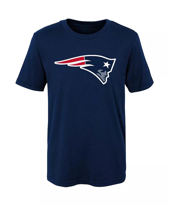 

Темно-синяя футболка с основным логотипом Little Boys and Girls New England Patriots Outerstuff, синий