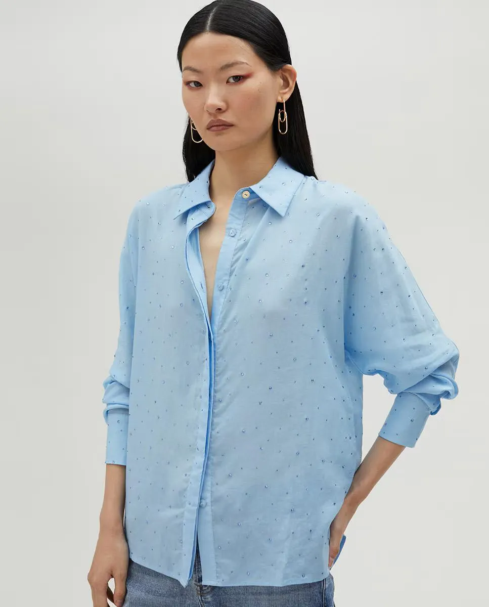 

Женская рубашка с длинными рукавами Lola Casademunt, синий