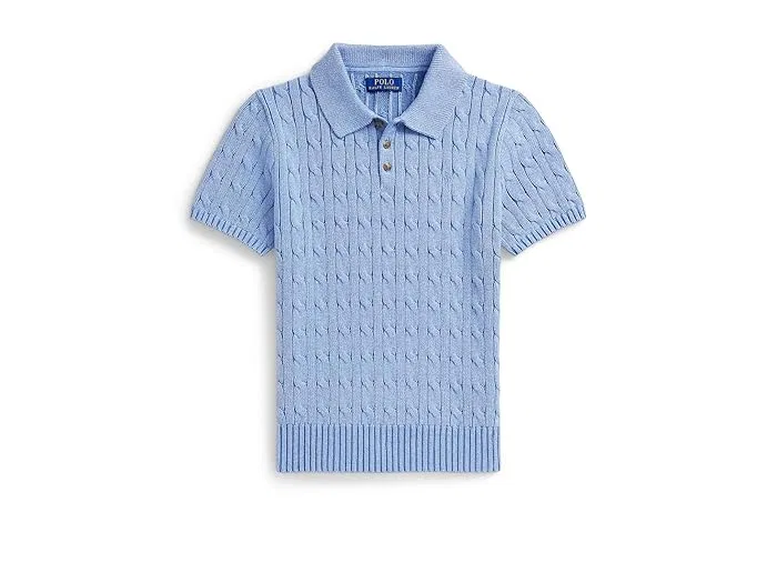 Свитер Polo с косами Polo Ralph Lauren Kids, Blue Heather