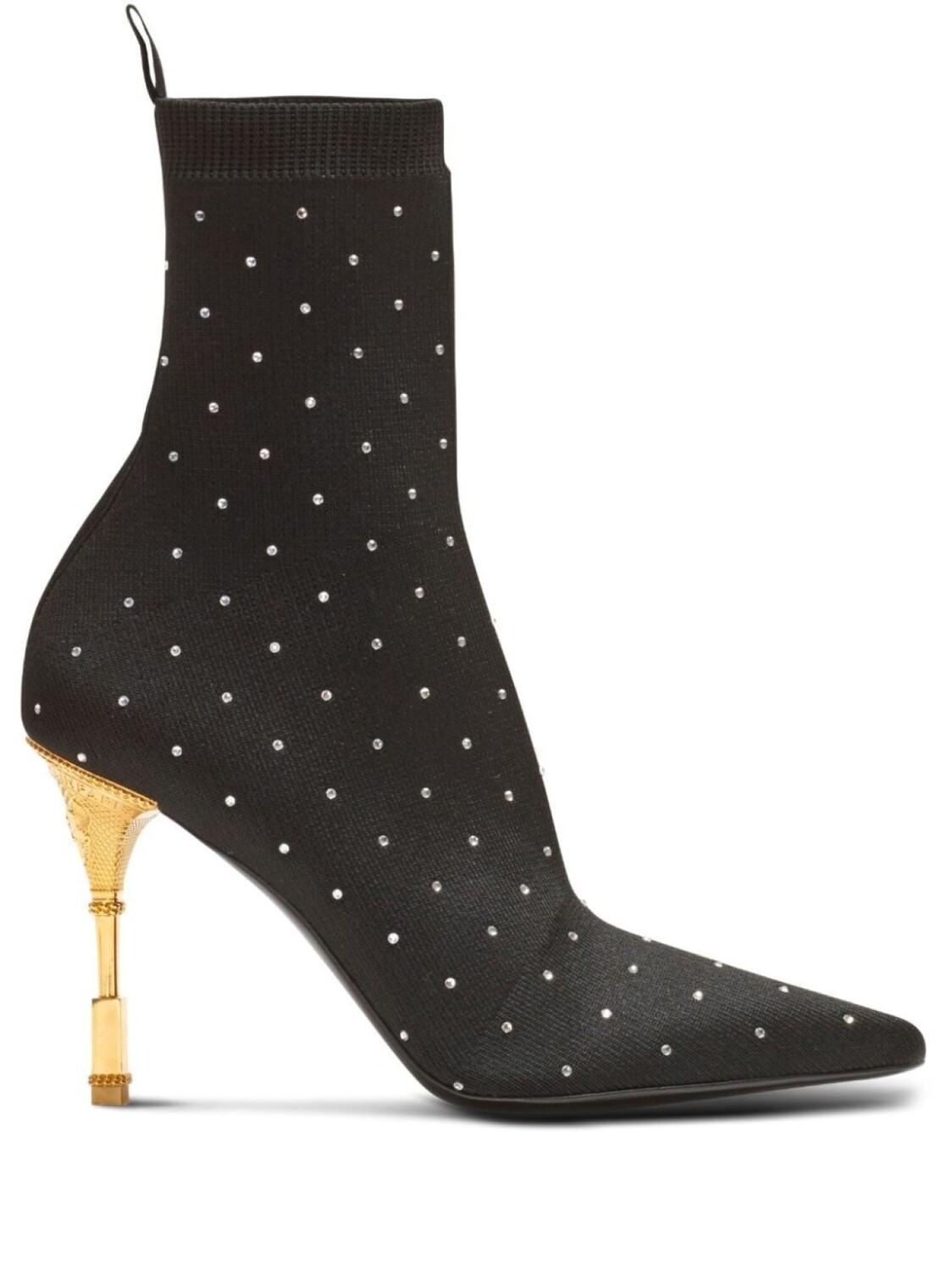 

Balmain ботильоны Moneta с кристаллами, черный