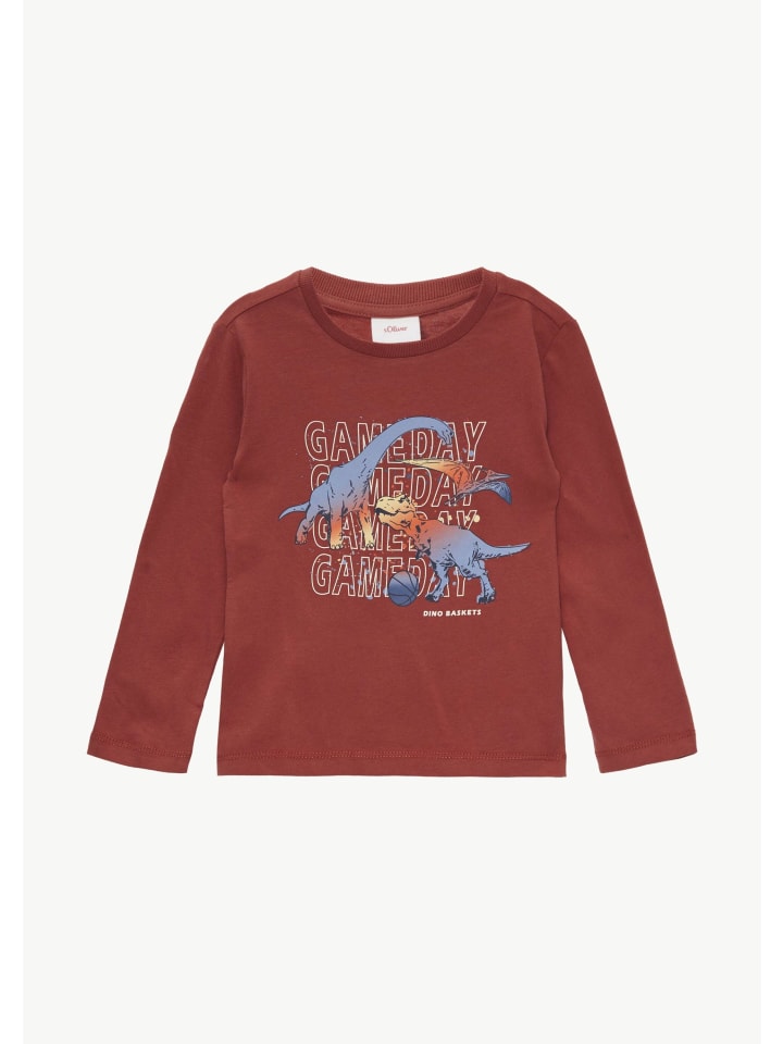 

s.Oliver Футболка цвета 3840 рубиново-красный