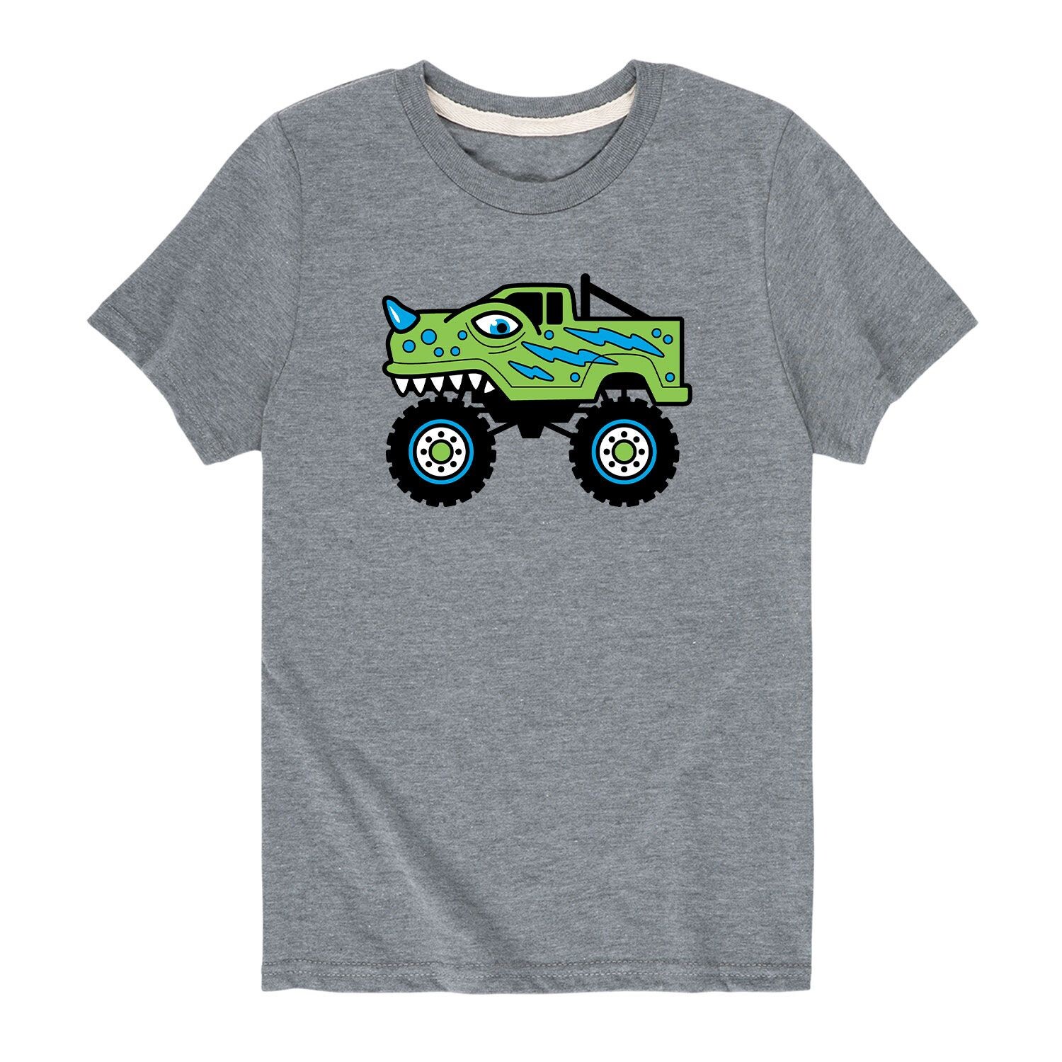 

Футболка с рисунком Dino Truck для мальчиков 8–20 лет Licensed Character, серый