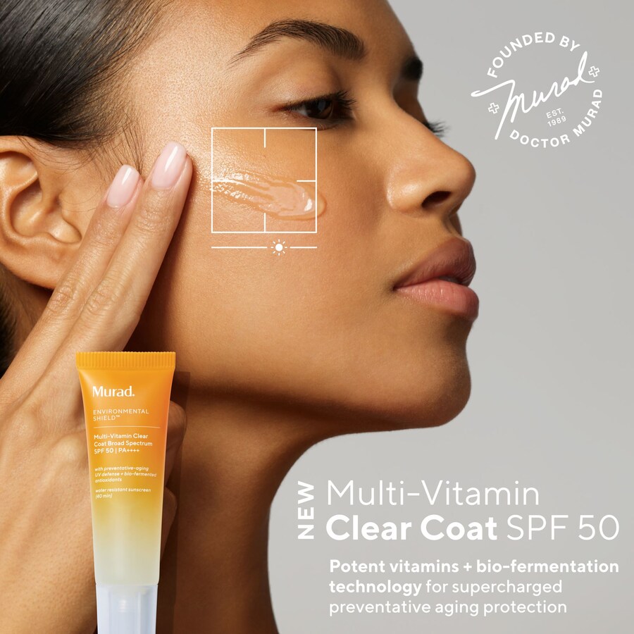 Мультивитаминный солнцезащитный крем Clear Coat SPF 50 Murad, 1.7 oz — фото 4