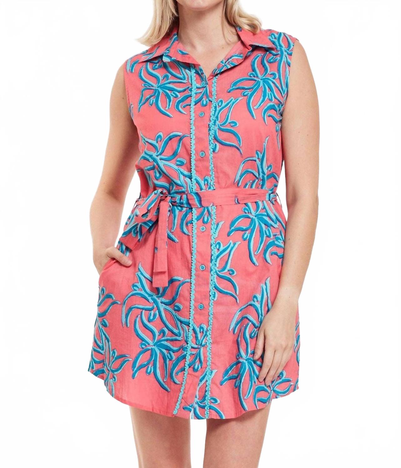 

Карлотта Мини Платье В Коралловом Цвете MODAPOSA