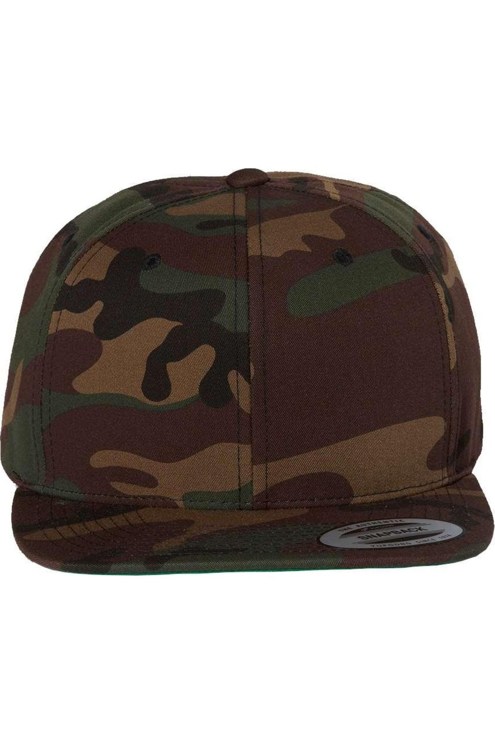 

Кепка с плоским козырьком YP Classics Snapback, цвет green camo