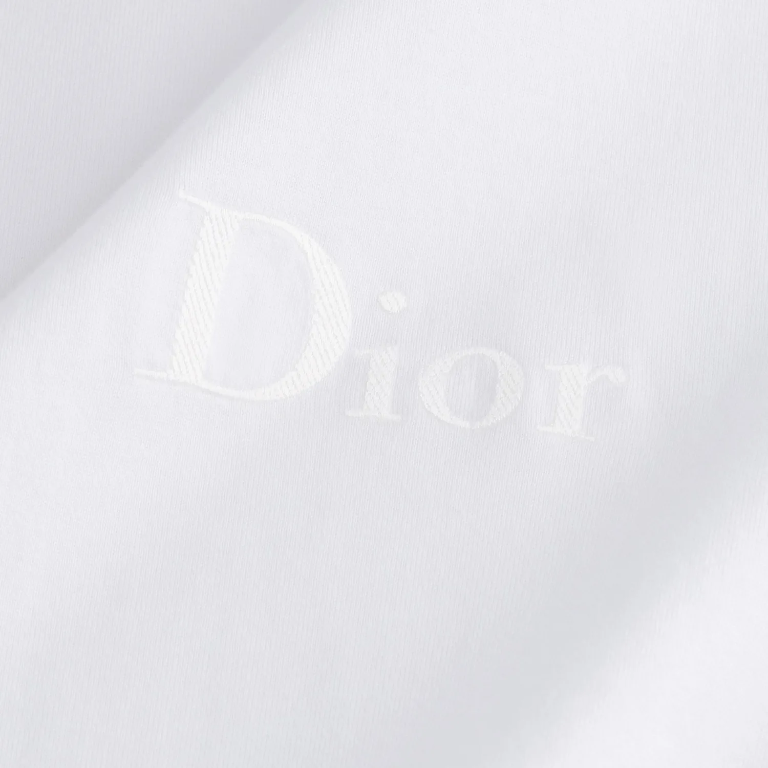 DIOR Футболка мужская белая Crew Neck Moderate Straight Fit — фото 3