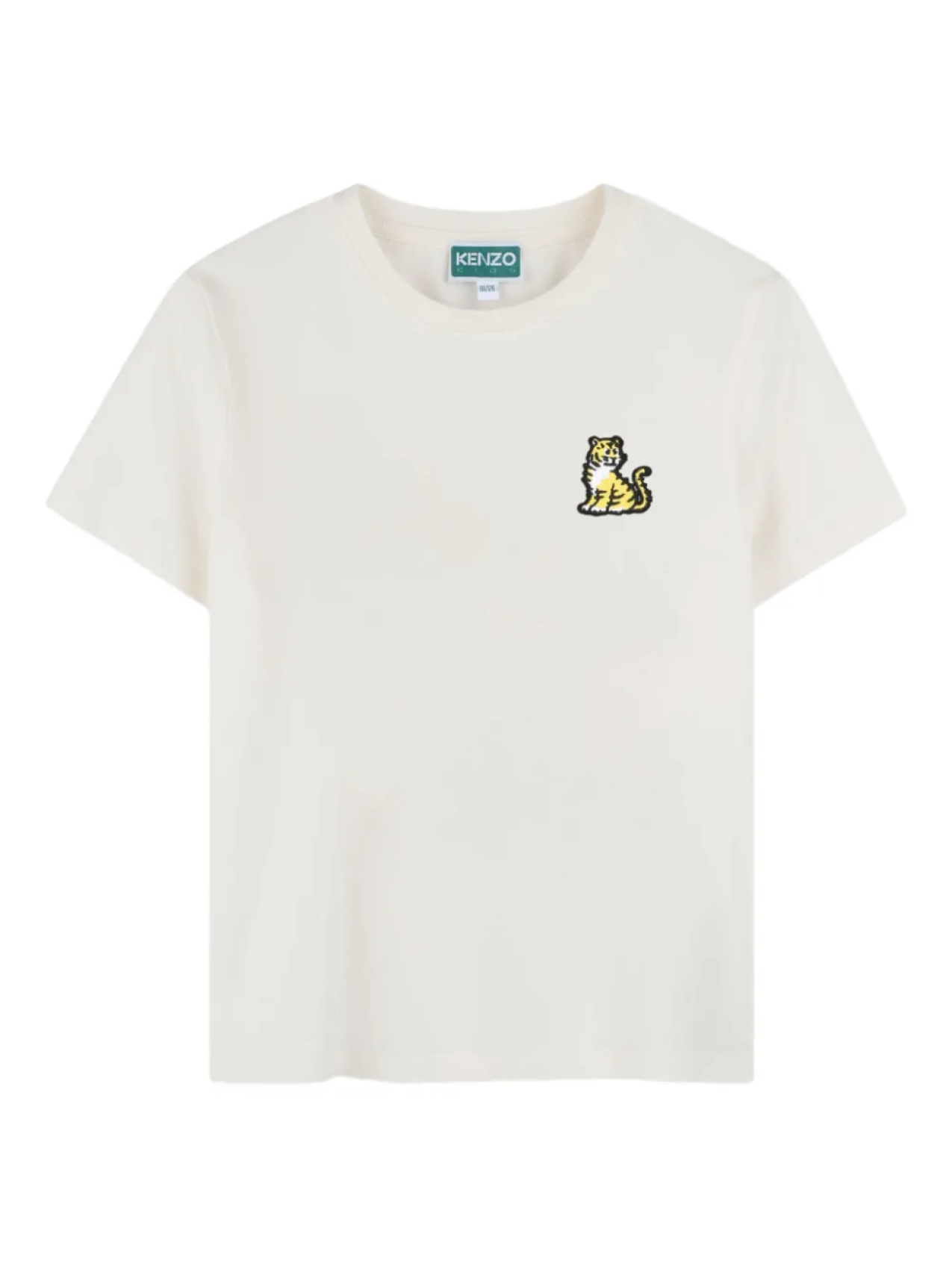

Kenzo Kids футболка с вышивкой Tiger, белый