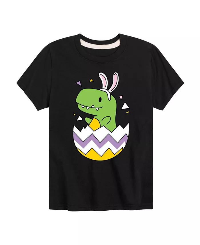 

Футболка для мальчиков с принтом "Happy Easter Dino Egg" Hybrid, черный
