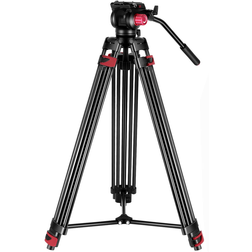 

Neewer DS-801 - прочный алюминиевый штатив с жидкостной головкой (чаша 70 мм)