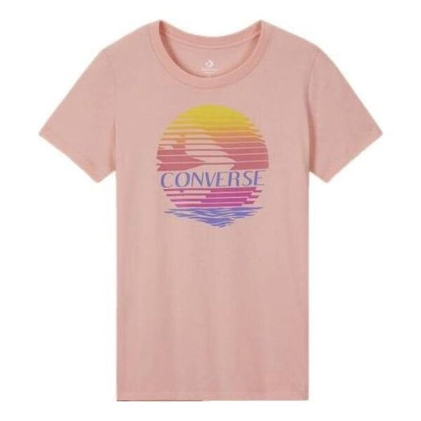 

Футболка icon remix classic t-shirt 'pink yellow' Converse, розовый