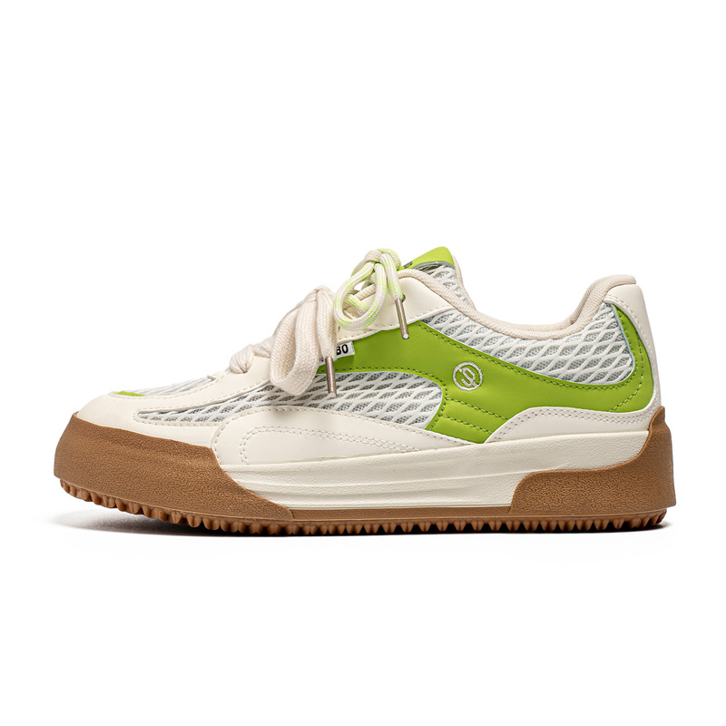 

Легкие и дышащие низкие мужские кроссовки для скейтбординга FCMM, Beige Green