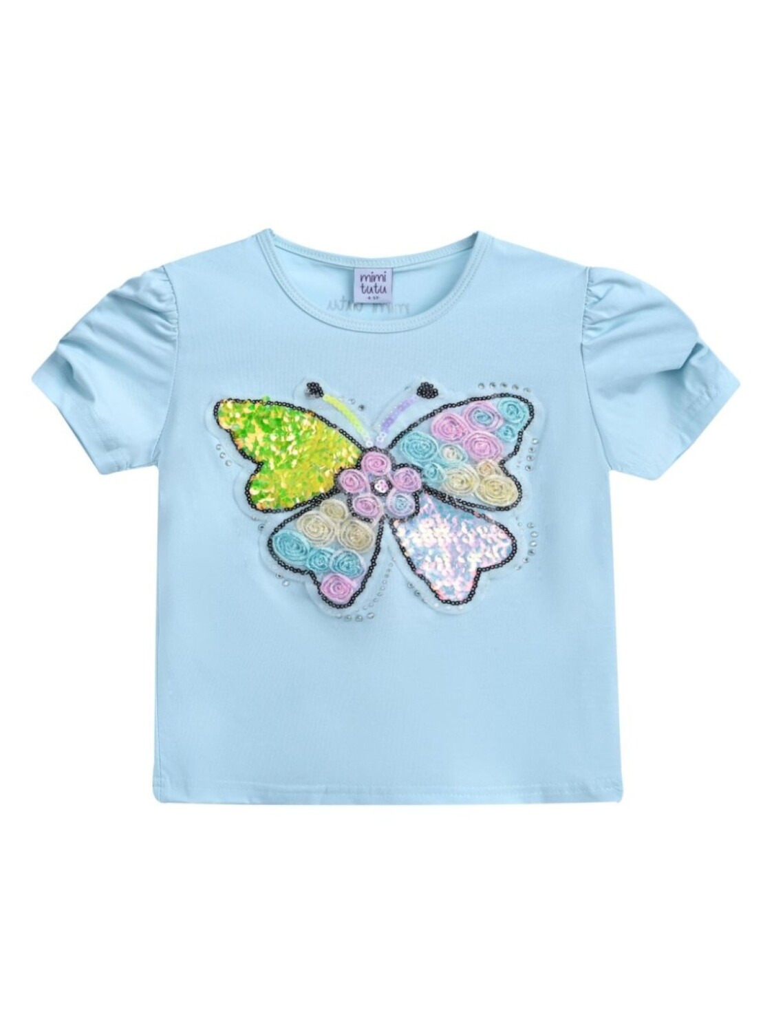 

Футболка с аппликацией Mimi Tutu, синий