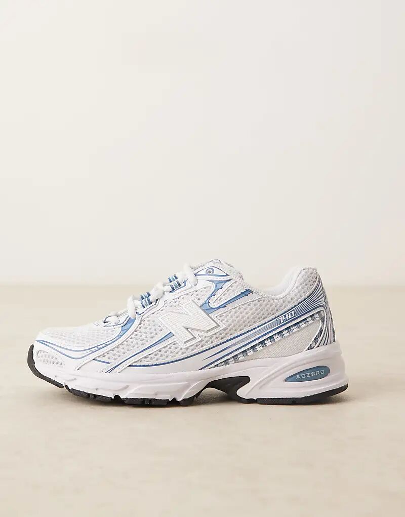 Кроссовки New Balance 740 в синюю клетку — эксклюзивно на ASOS — фото 2