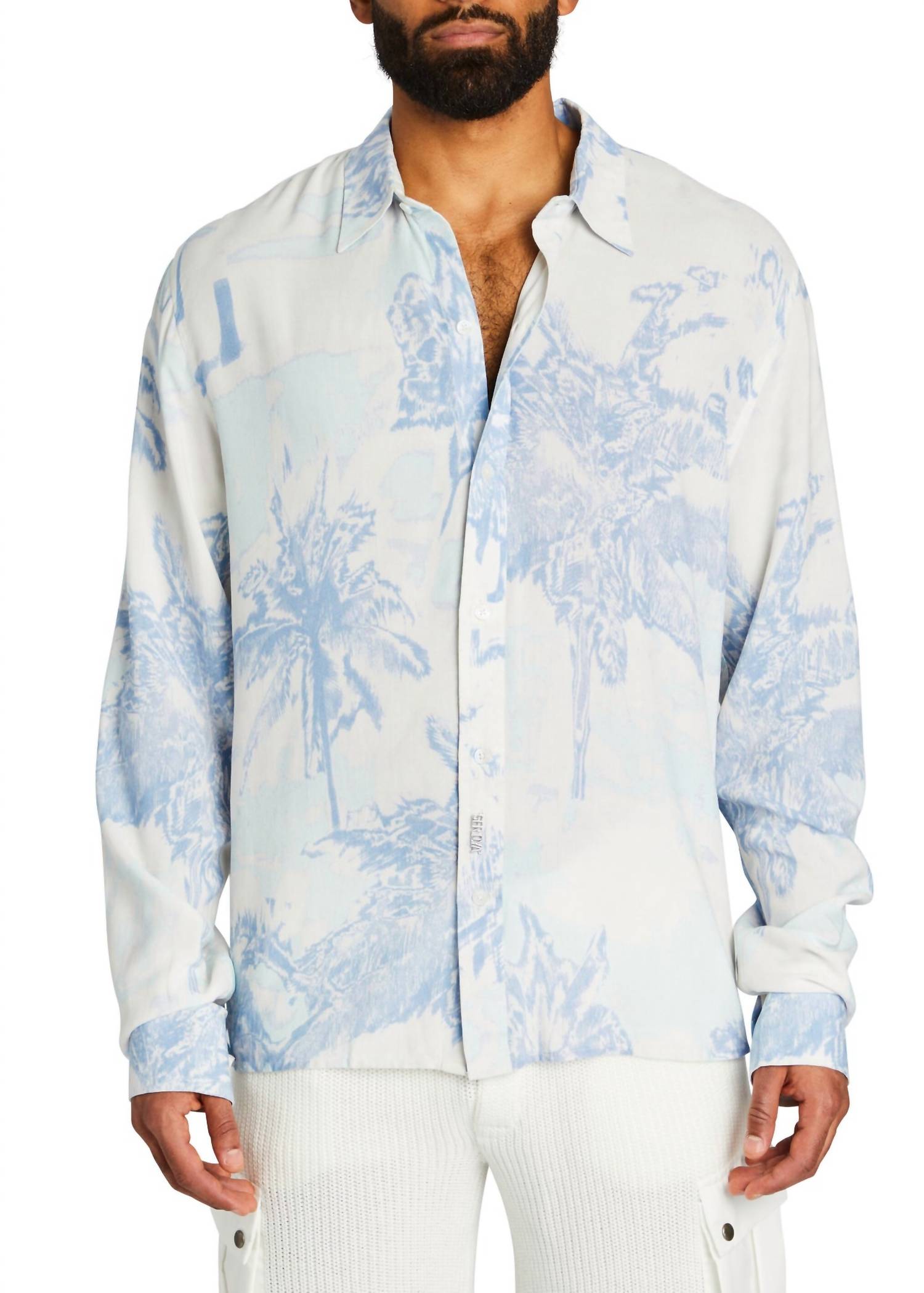

Рубашка Lawson Button Down в синем цвете Palm SER.O.YA