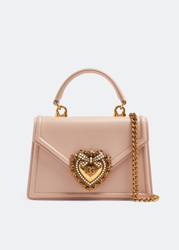 

Сумка Dolce&Gabbana Small Devotion, розовый