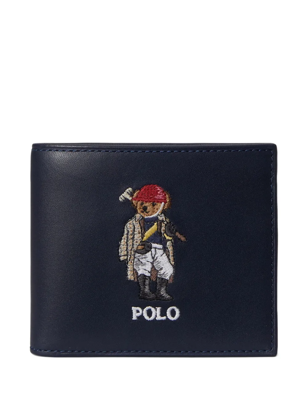 

Бумажник с вышивкой Polo Ralph Lauren, синий