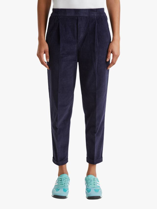 

Укороченные бархатные эластичные вельветовые брюки Benetton