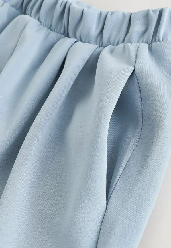 Укороченные облегающие широкие спортивные брюки-джоггеры Next, Light Blue — фото 4