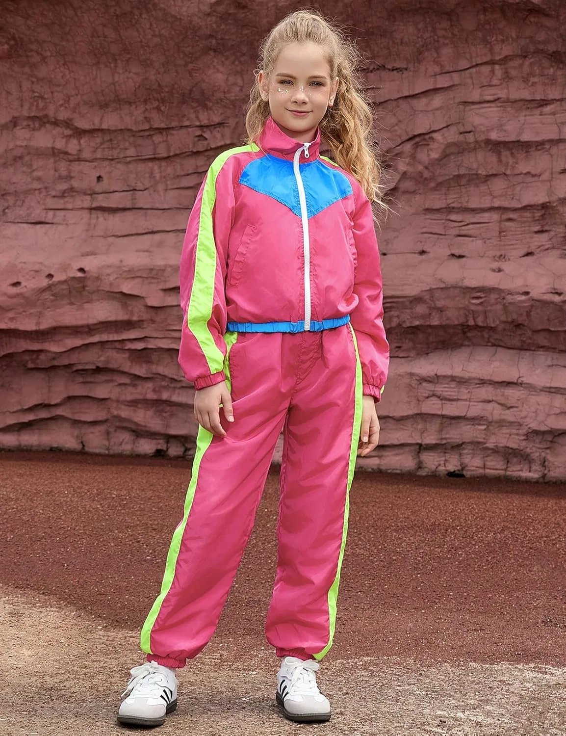 Детский спортивный костюм Perfashion, 2 предмета, Neon Hot Pink — фото 2
