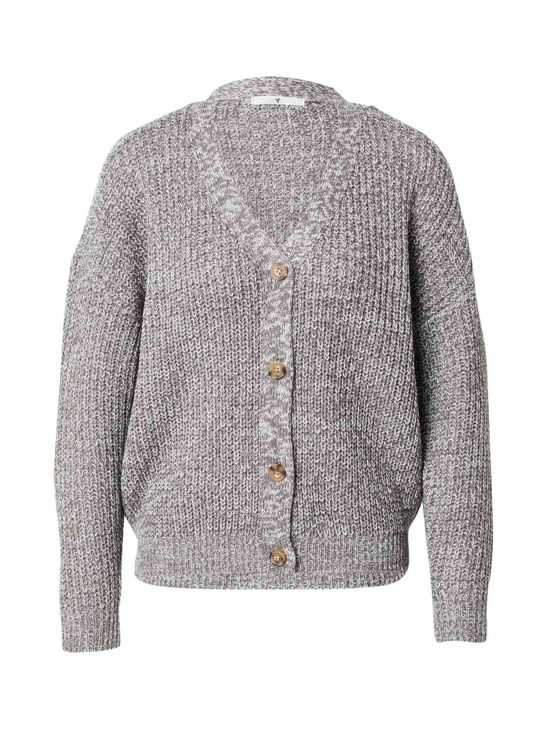 

Hailys Кардиган 'Pi44pa' вязаный, серый