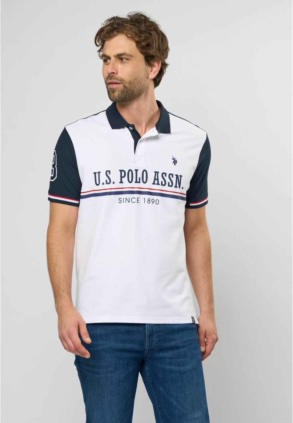 

Рубашка поло LIMITED ANNIVERSARY U.S. Polo Assn., белый