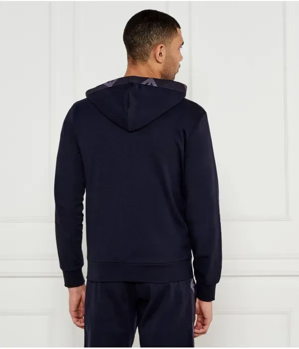 Толстовка regular fit Emporio Armani, темно-синий — фото 3
