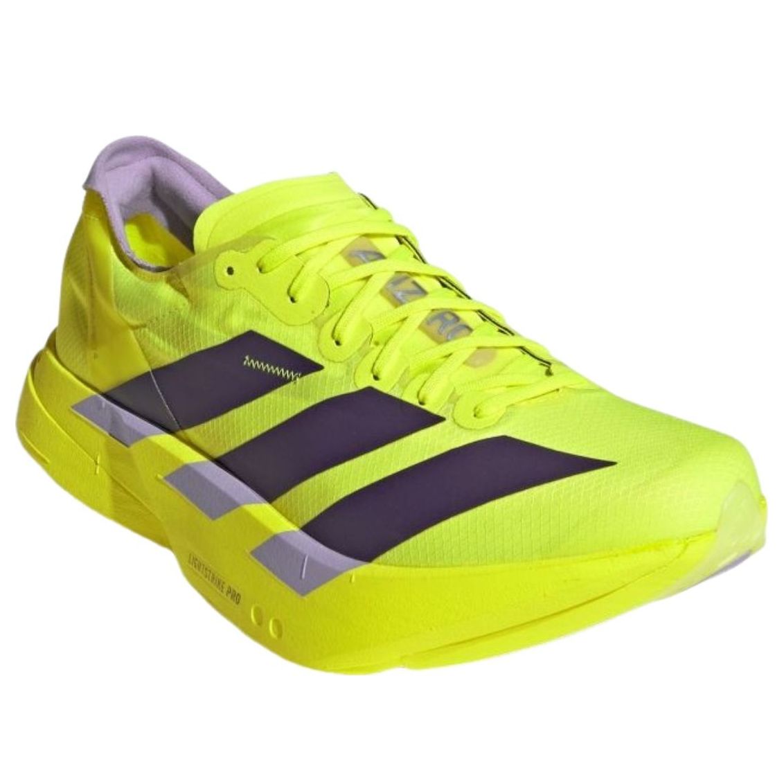 Кроссовки Adidas Adizero Adios Pro 4 Solar Yellow Aurora Plum — фото 4