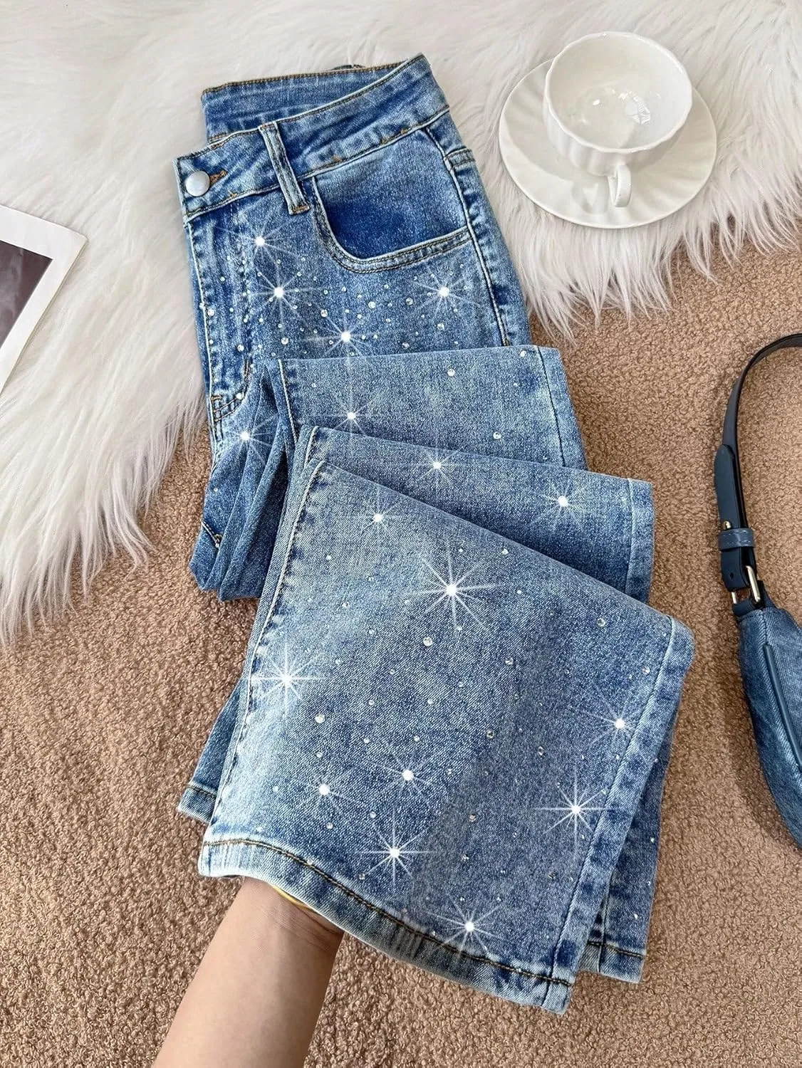 Джинсы Baggy Jeans, Medium Wash — фото 2