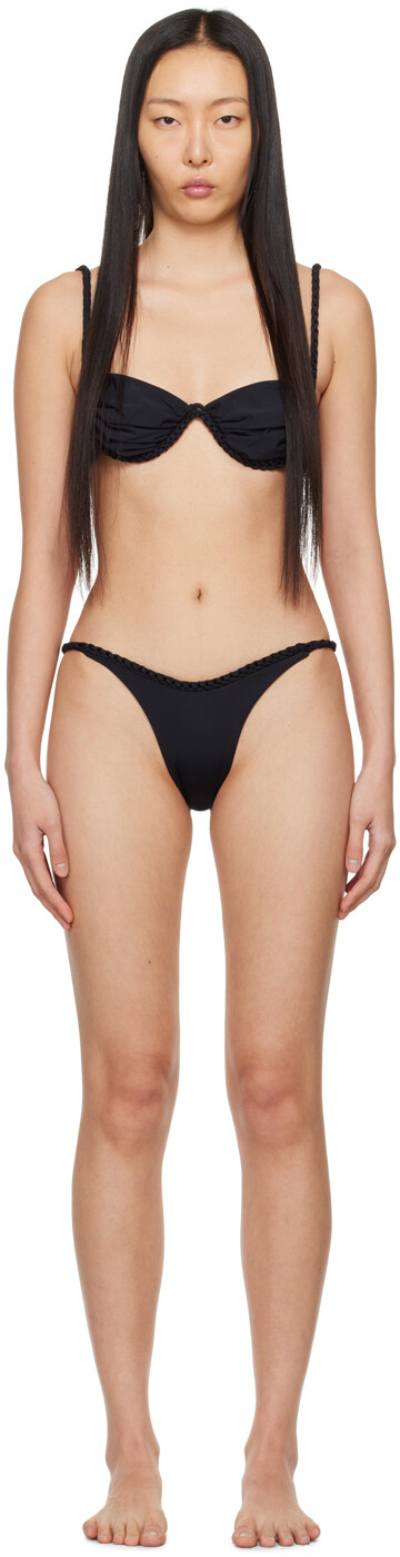 

SSENSE Эксклюзивный черный и коричневый бикини с цепочкой Isa Boulder