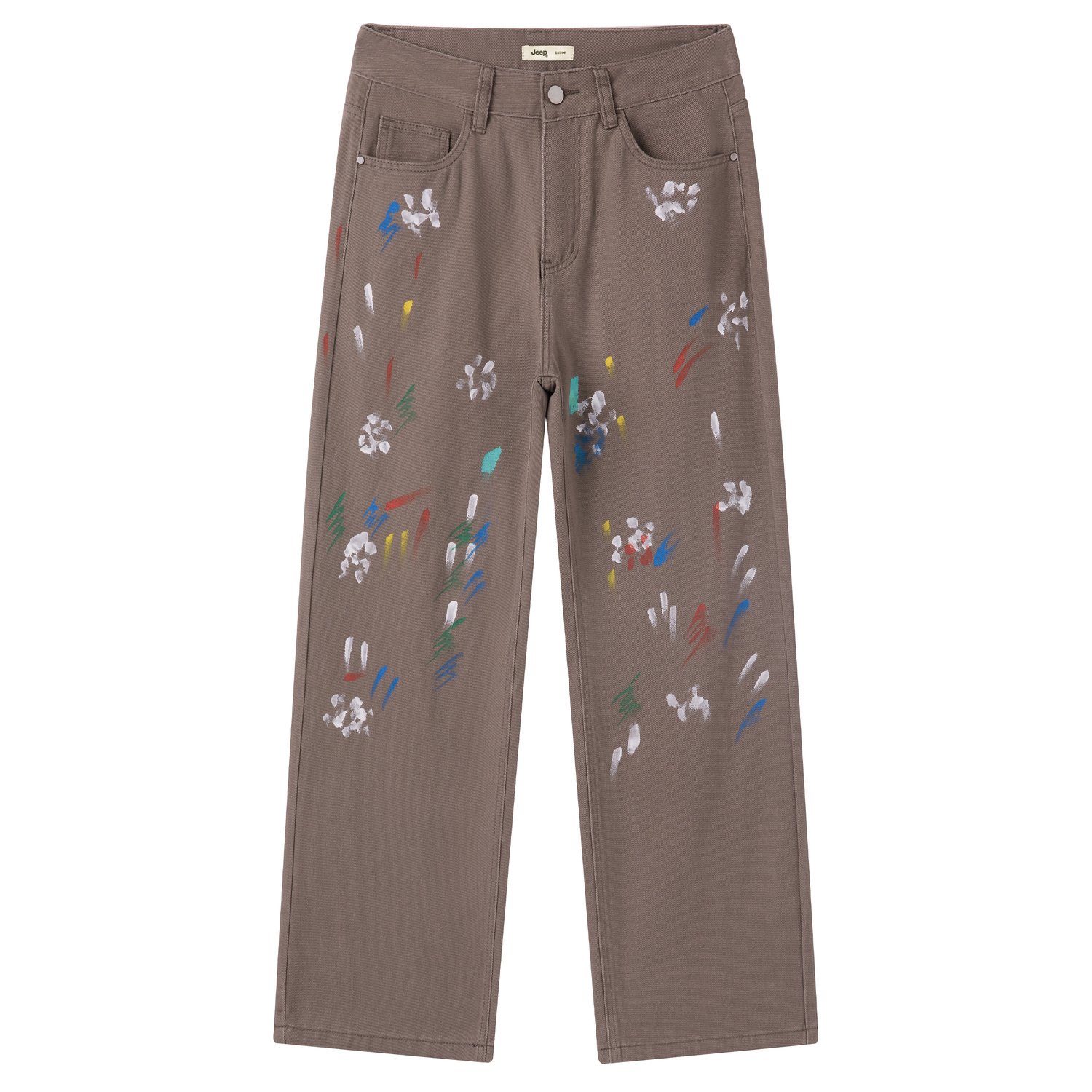 

Джинсы Unisex утепленные с флисовой подкладкой прямого кроя Jeep, p755mwny49[коричневый]fleece-lined